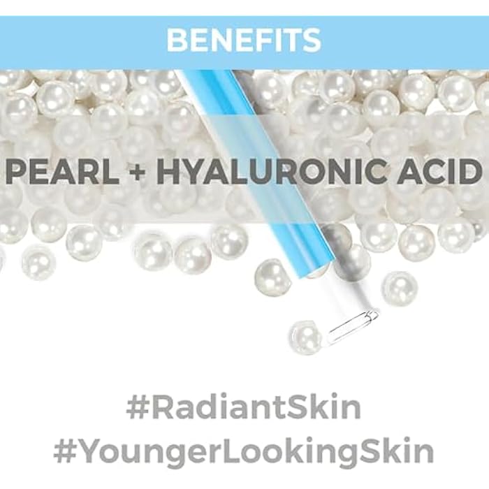 Sheet Mask, Pearl and Hyaluronic Acid, 0.67 oz - Face Mask to Improve Skin Texture - Hydrating Sheet Mask-1pc - Image 4